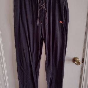 Tommy Bahama Black Lounge pants.  Corral stitching. Size Large